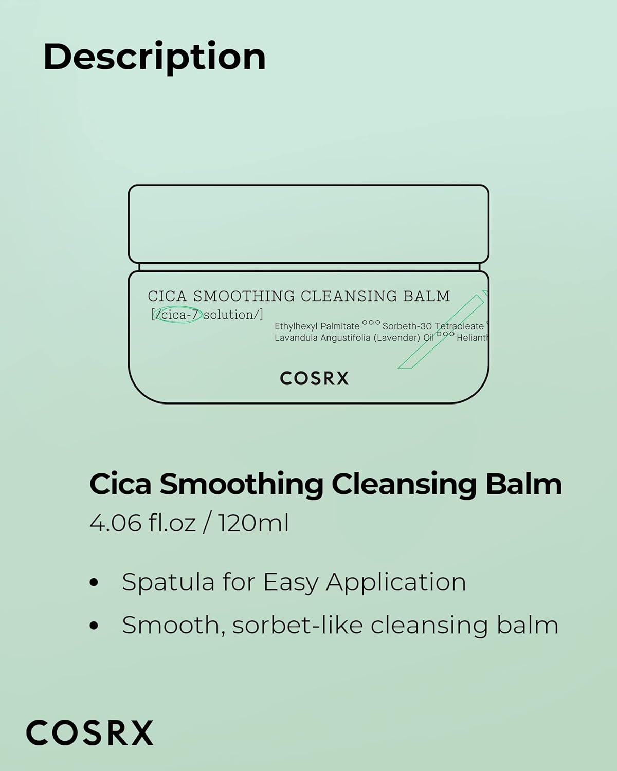 COSRX Pure Fit Cica Smoothing Cleansing Balm 120ML - Image 7