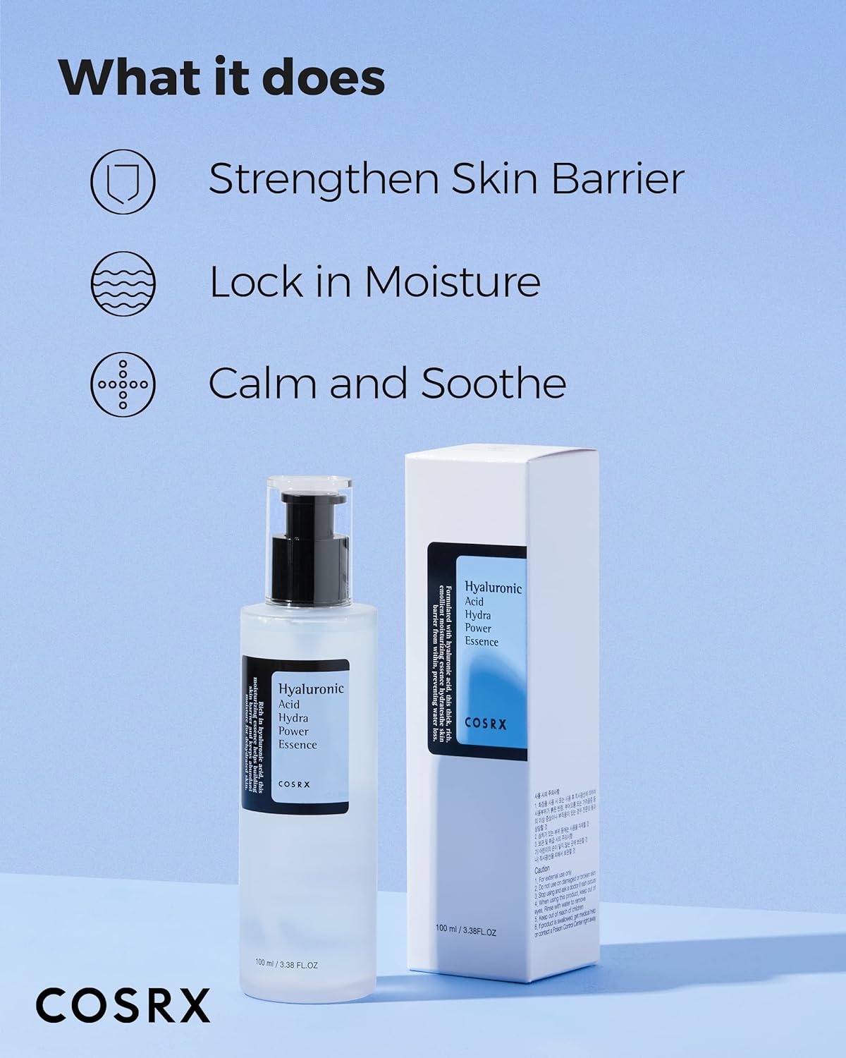 COSRX Hyaluronic Acid Hydra Power Essence 100ml (EXP 2026/08/07) - Image 3