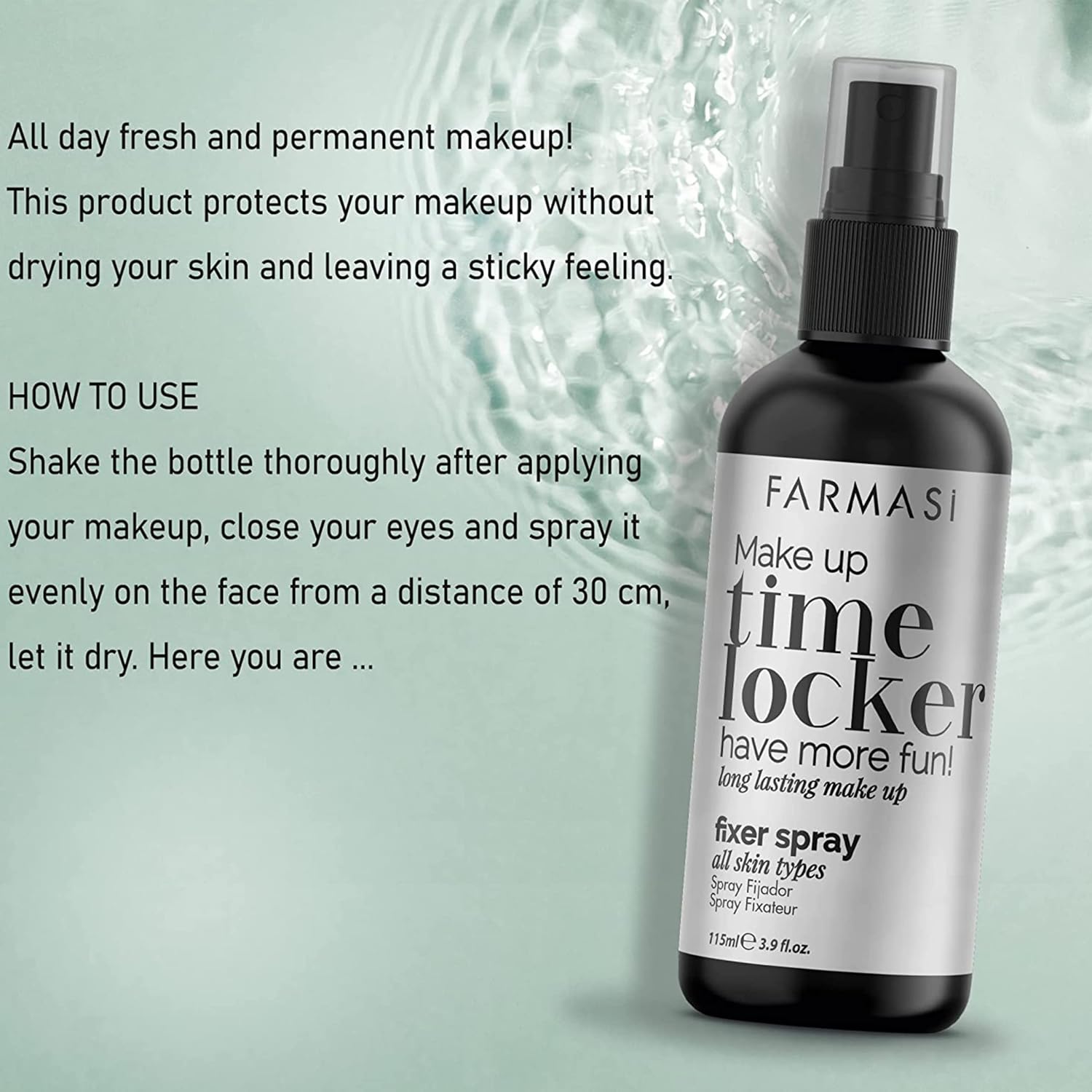 FARMASI Make Up Time Locker Long-Lasting Makeup Fixer Spray 115ml - Image 2