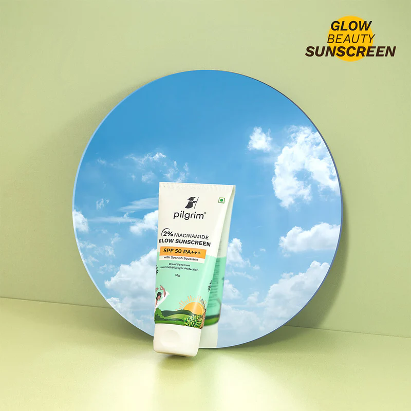 PILGRIM 2% Niacinamide Glow Sunscreen SPF 50 PA+++ 50g - Image 8