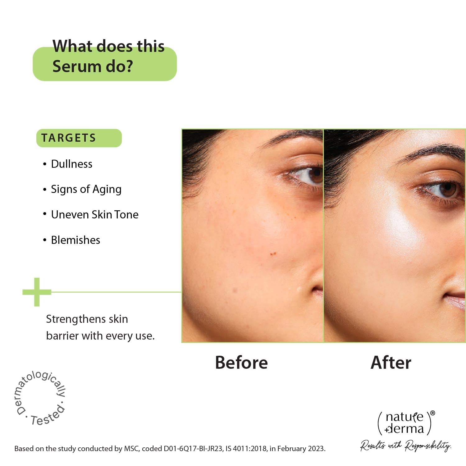 Nature Derma 20% Vitamin C + E and Ferulic Acid Face Serum 30ml - Image 4