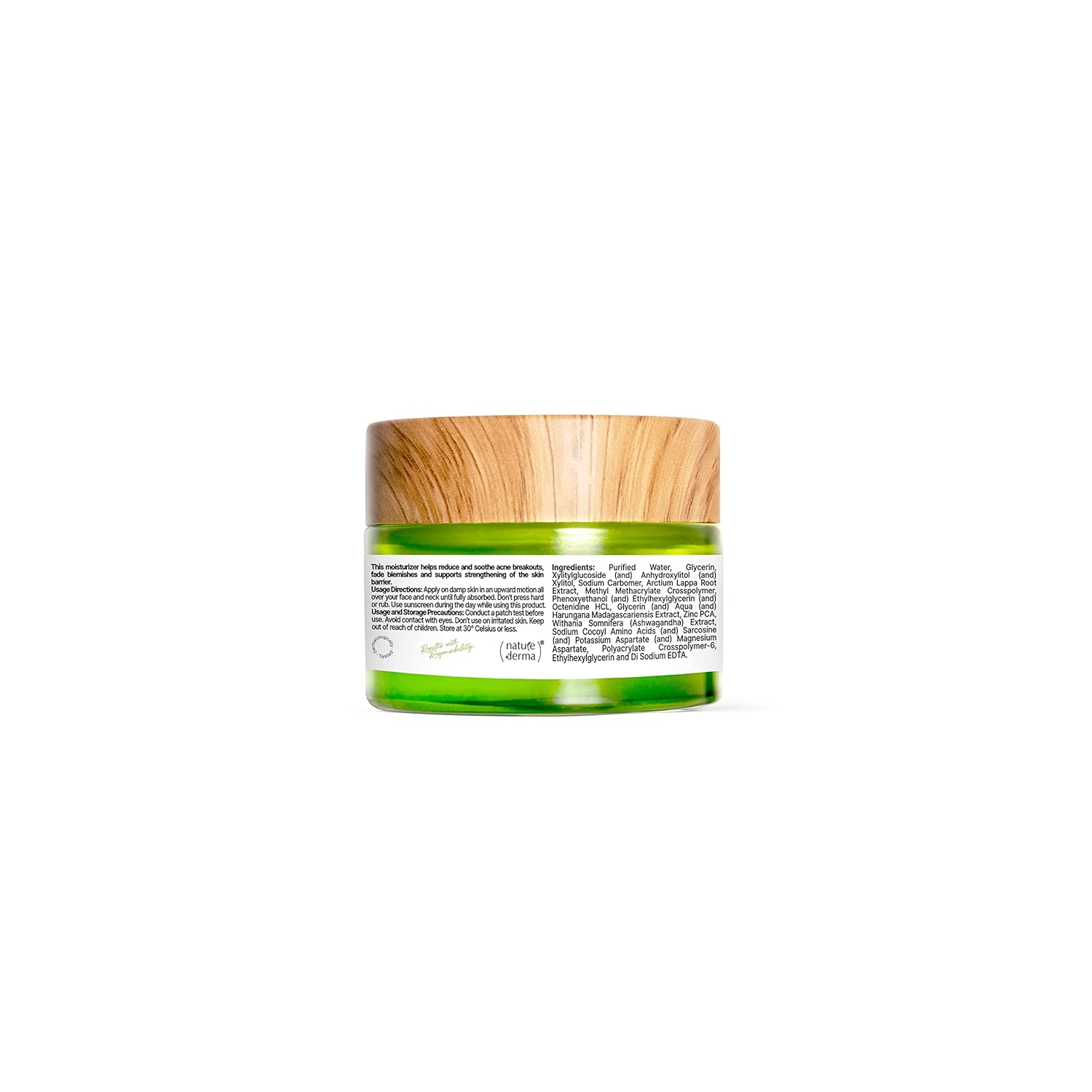 Nature Derma 1% Natural Biome-Boost Moisturizer with Subligana 50ml - Image 2