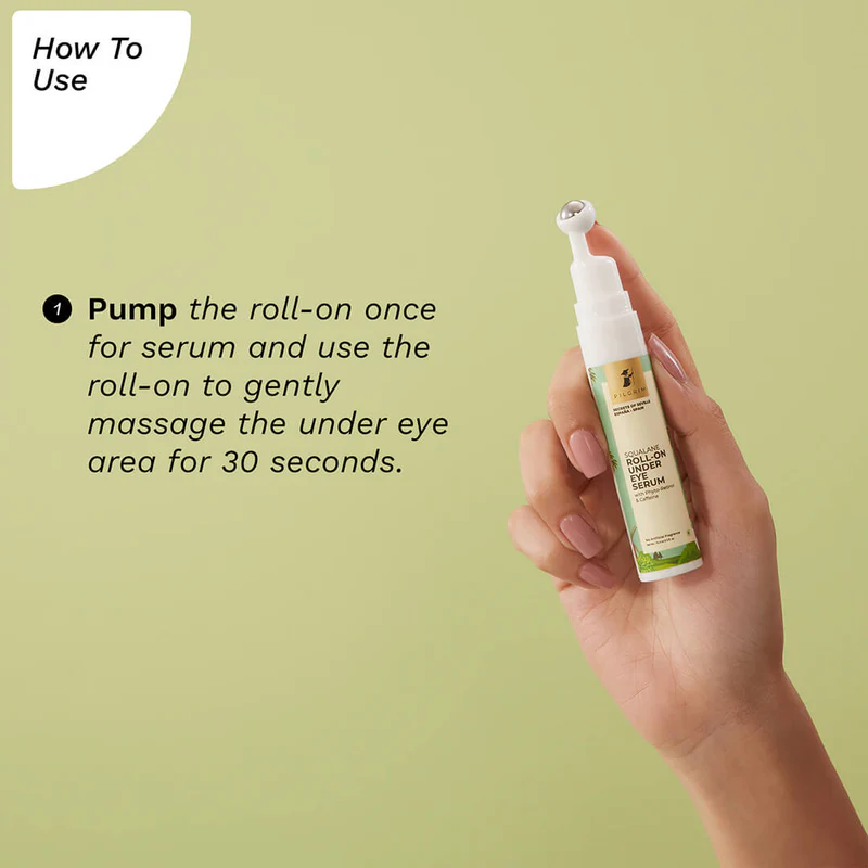 PILGRIM Squalane Roll-On Under Eye Serum 15ML - Image 6