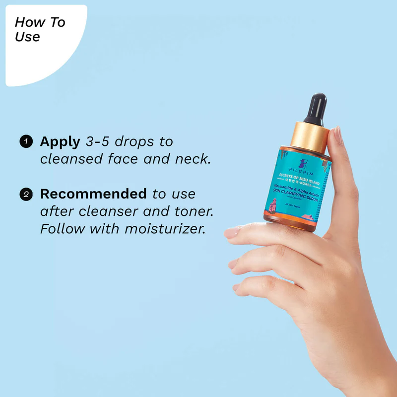 PILGRIM Niacinamide & Alpha Arbutin SKIN CLARIFYING SERUM 30ML - Image 6