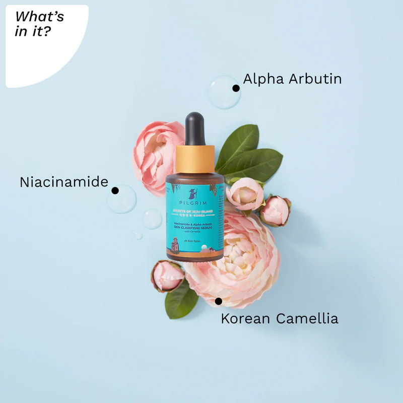 PILGRIM Niacinamide & Alpha Arbutin SKIN CLARIFYING SERUM 30ML - Image 3
