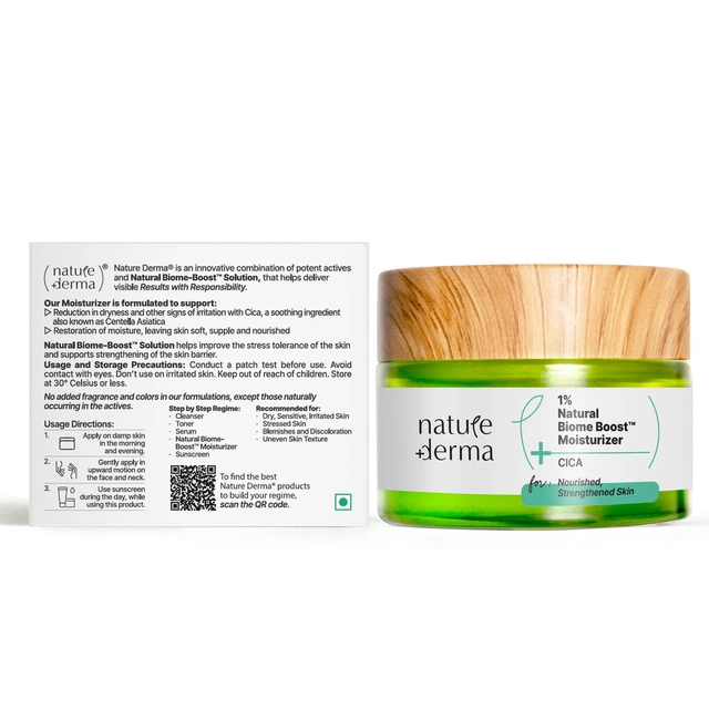 Nature Derma 1% Natural Biome-Boost Moisturizer with CICA 50ml - Image 8