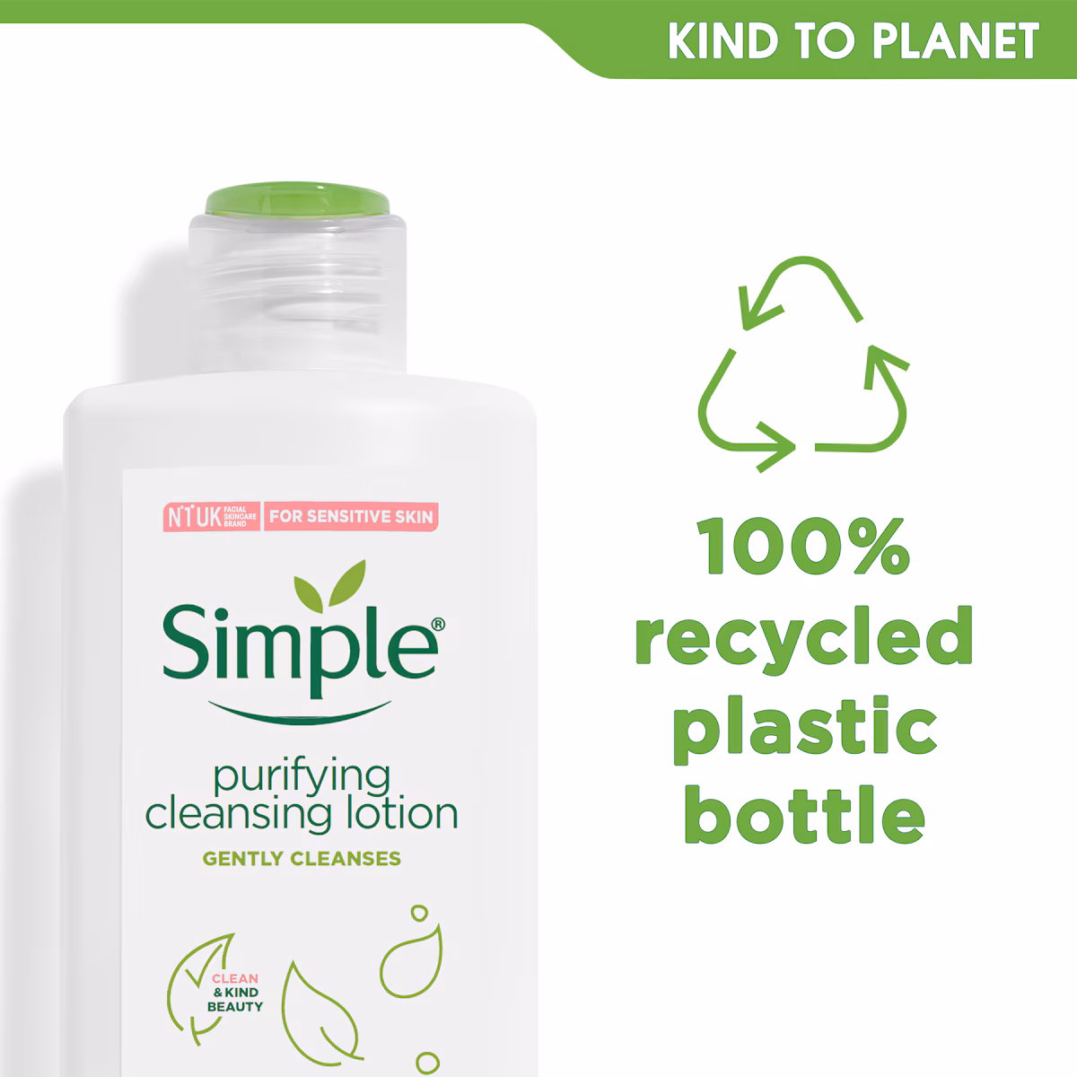 SIMPLE Kind to Skin Purifying Cleansing Lotion 200ml - Image 5
