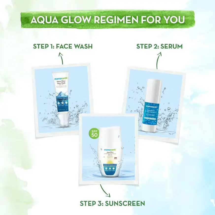 Aqua Glow Hydrating Sunscreen Gel with Himalayan Thermal Water and Hyaluronic Acid – 50 g - Image 7