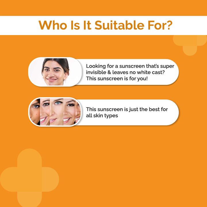 THE DERMA CO. Hyaluronic Invisible Sunscreen Gel with Hyaluronic Acid & Vitamin E - 50g - Image 5