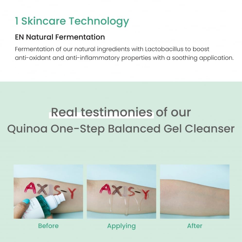 AXIS – Y – Quinoa One Step Balanced Gel Cleanser 180ml - Image 10