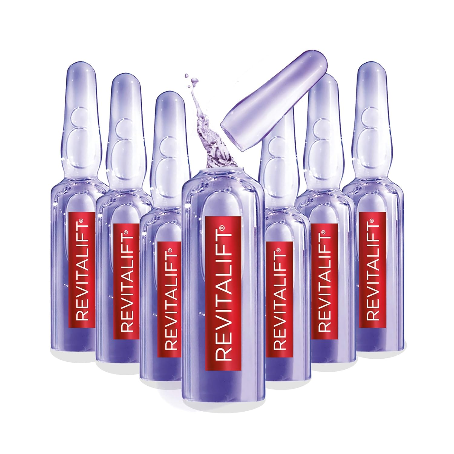 L'Oreal Paris Revitalift Derm Intensives Hyaluronic Acid Serum Ampoules 7 Day Boost Pure Hyaluronic Acid 1.3ml - Image 2