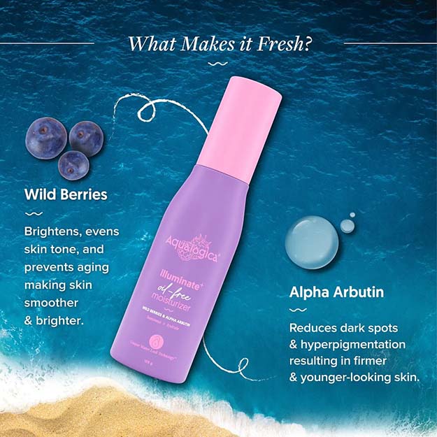 Aqualogica Illuminate+ Oil Free Face Moisturizer 100gm - Image 2