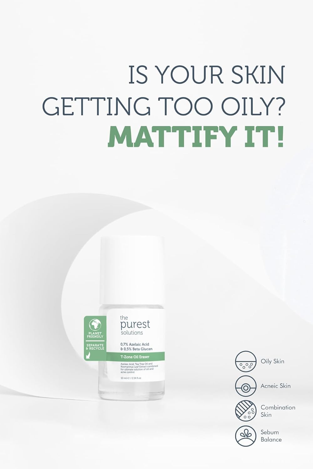 The Purest Solutions T-Zone Oil Eraser 10ml - Image 2