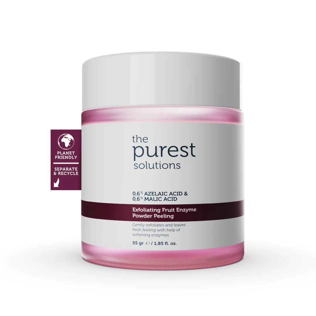 The Purest Solutions Exfoliating Fruit Enzyme Powder Peeling 0,6% Azelaic Acid & 0,6% Malic Acid 55gm