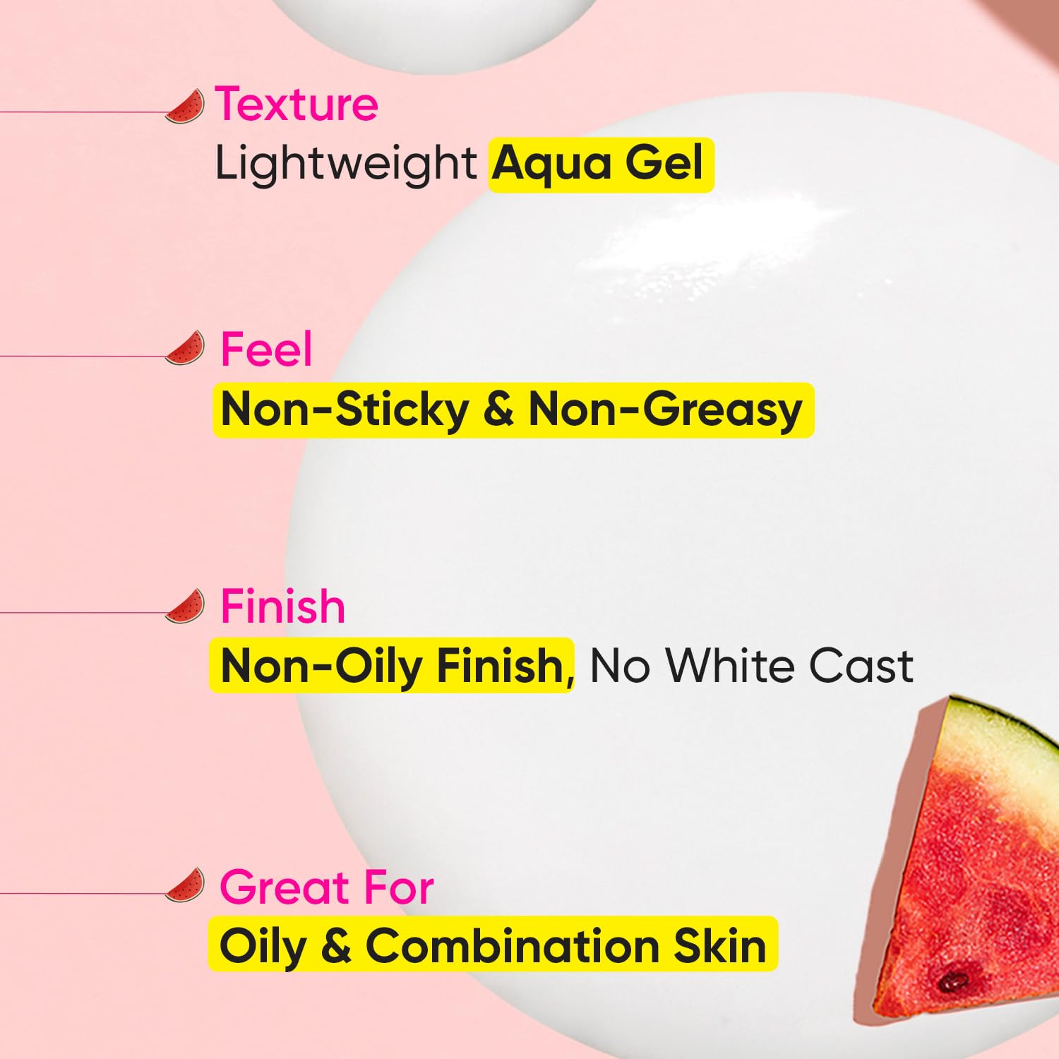 Watermelon Cooling Hyaluronic Sunscreen SPF 50+, PA++++ 50g - Image 2