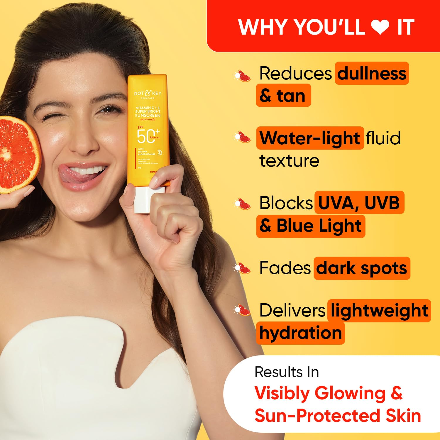 DOT & KEY Vitamin C + E Sunscreen, SPF 50+ PA++++ 50g - Image 4