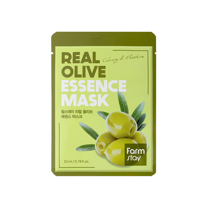 FARMSTAY REAL Olive Sheet Face Mask 23ml/0.78 fl oz
