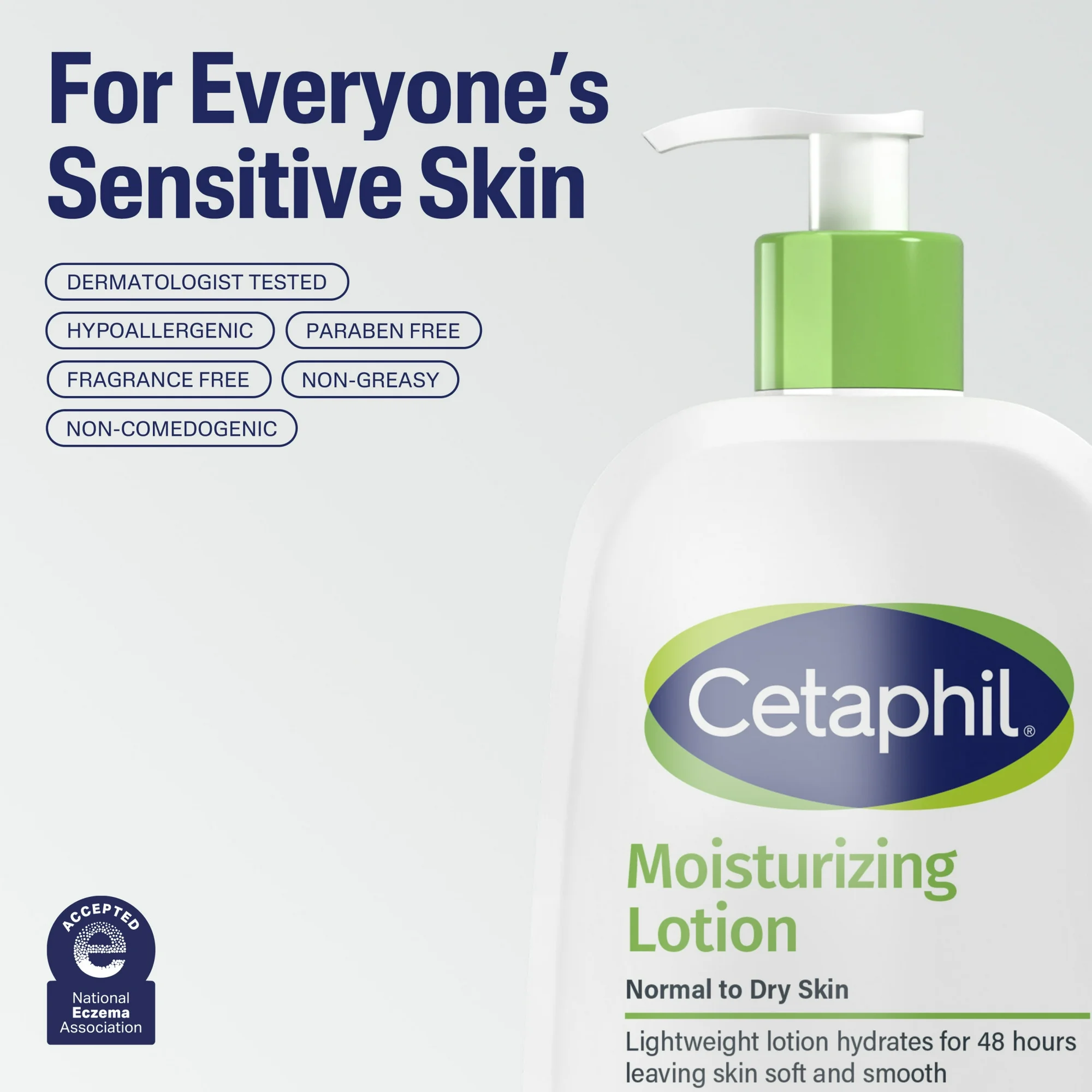Cetaphil Hydrating Moisturizing Lotion for Normal to Dry Skin, Sensitive Skin, 33.8 Fl Oz 1 liter - Image 6