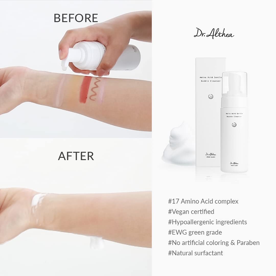 Dr.Althea Amino Acid Gentle Bubble Cleanser | Foam Cleanser | Daily Gentle Face Wash for Sensitive Skin |4.73 fl oz - Image 3