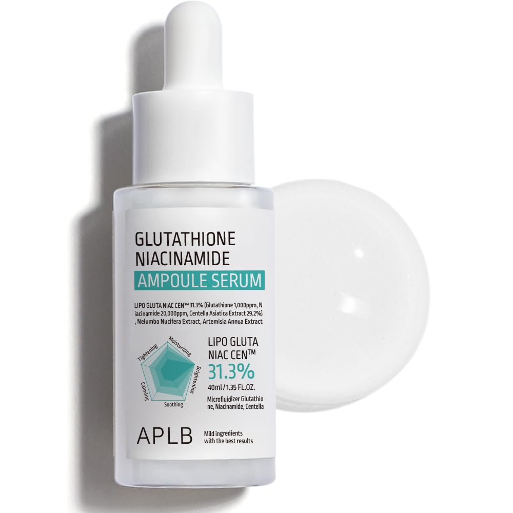APLB Glutathione Niacinamide Ampoule Serum | LIPO GLUTA NIAC CEN™ 31.3% 1.35 FL.OZ/ 40ml