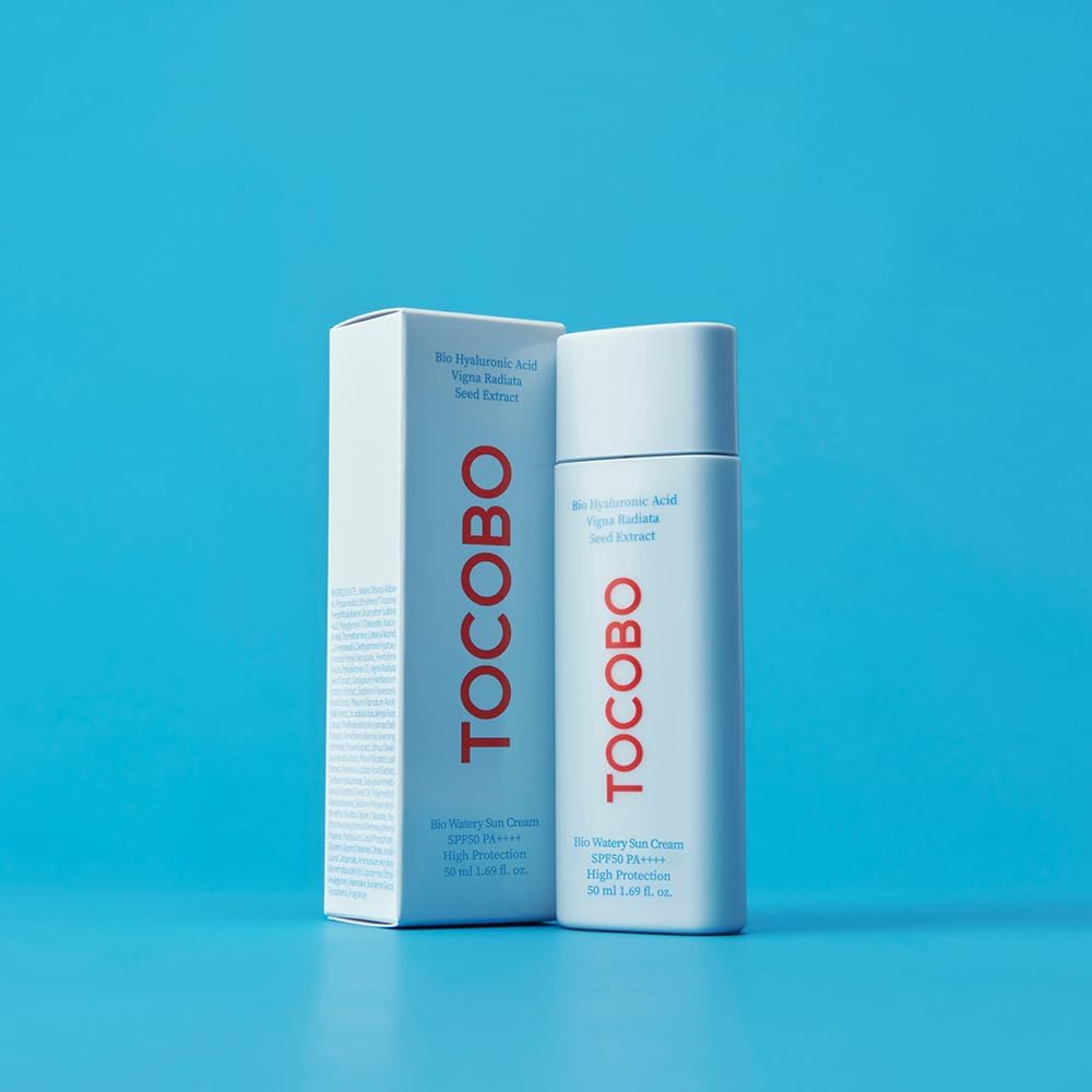 Tocobo Bio Watery Sun Cream SPF50+ PA++++ - 50ml, Blue - Image 6
