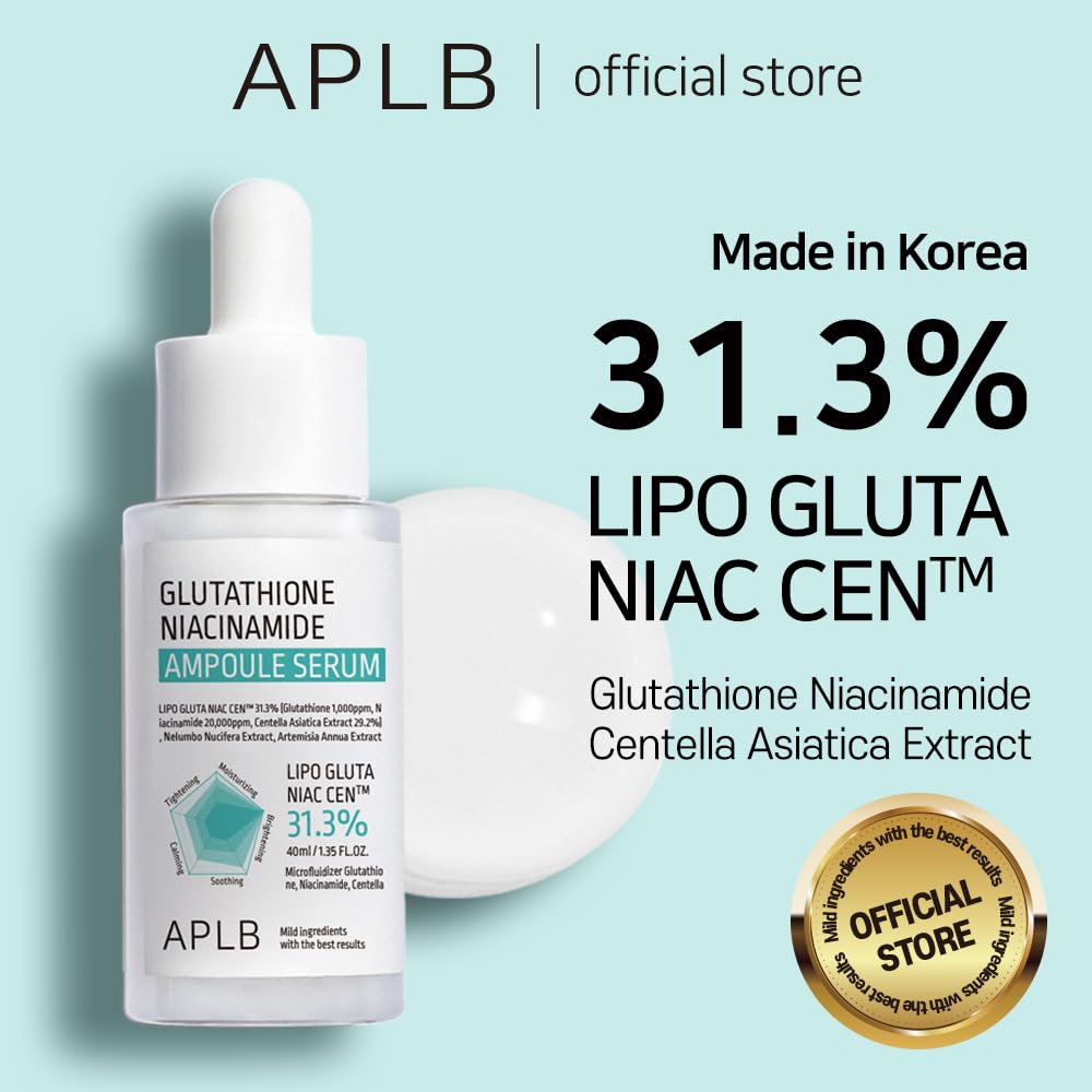 APLB Glutathione Niacinamide Ampoule Serum | LIPO GLUTA NIAC CEN™ 31.3% 1.35 FL.OZ/ 40ml - Image 2