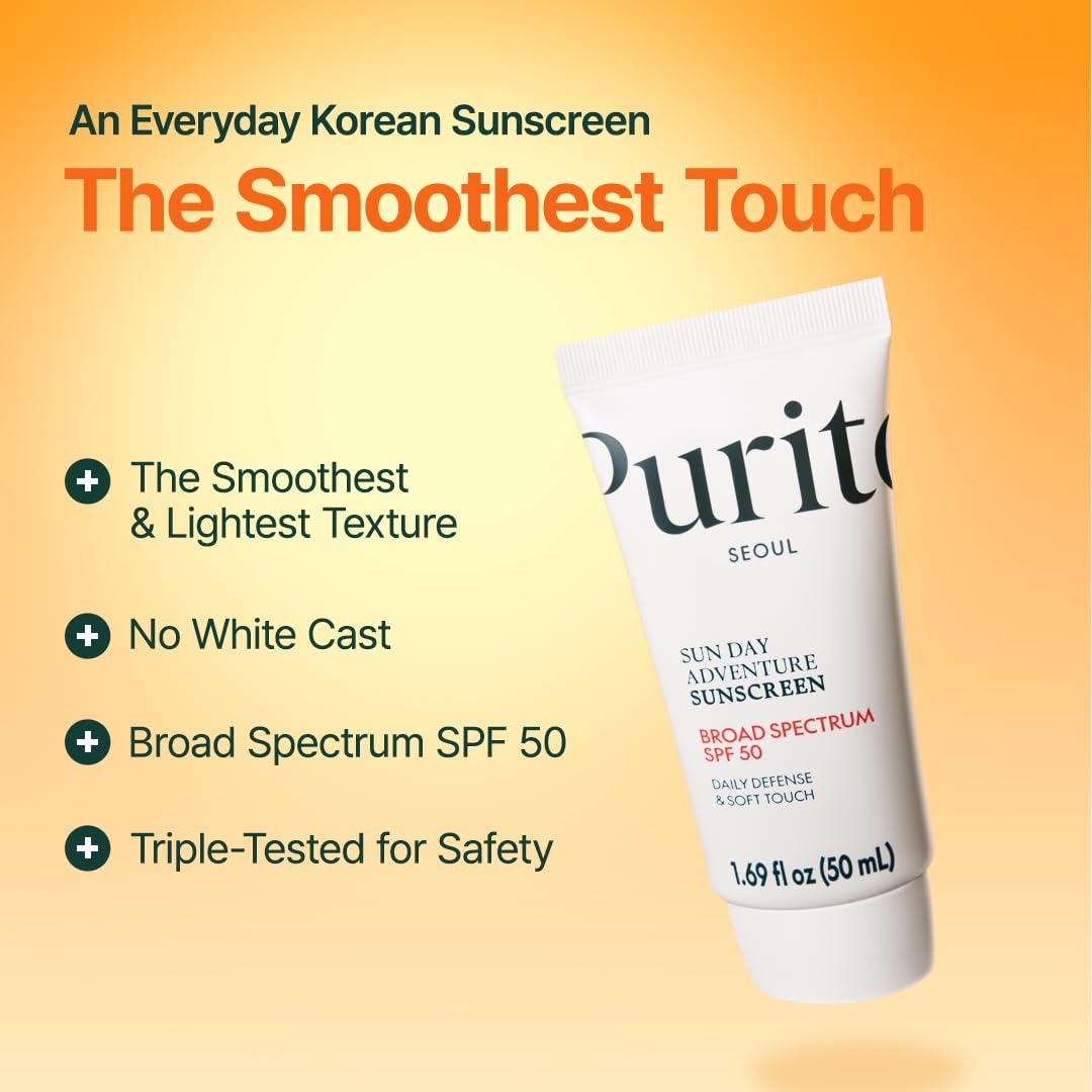 PURITO Sun Day Adventure SPF 50 UVA No White Cast Oil Free For All Skin Types 50ml - Image 2
