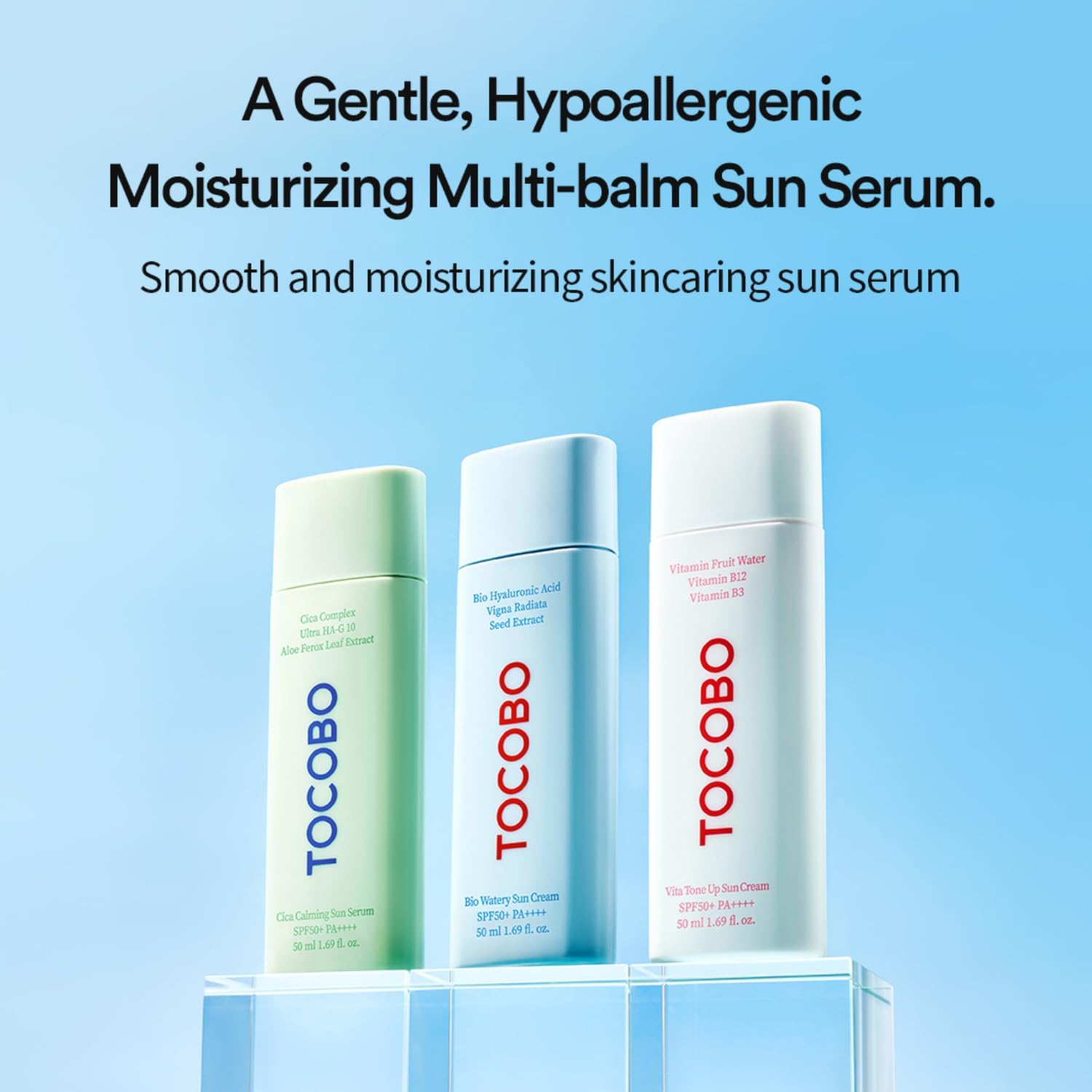 TOCOBO Cica Calming Sun Serum SPF50 PA++++ 50 ml - Image 4