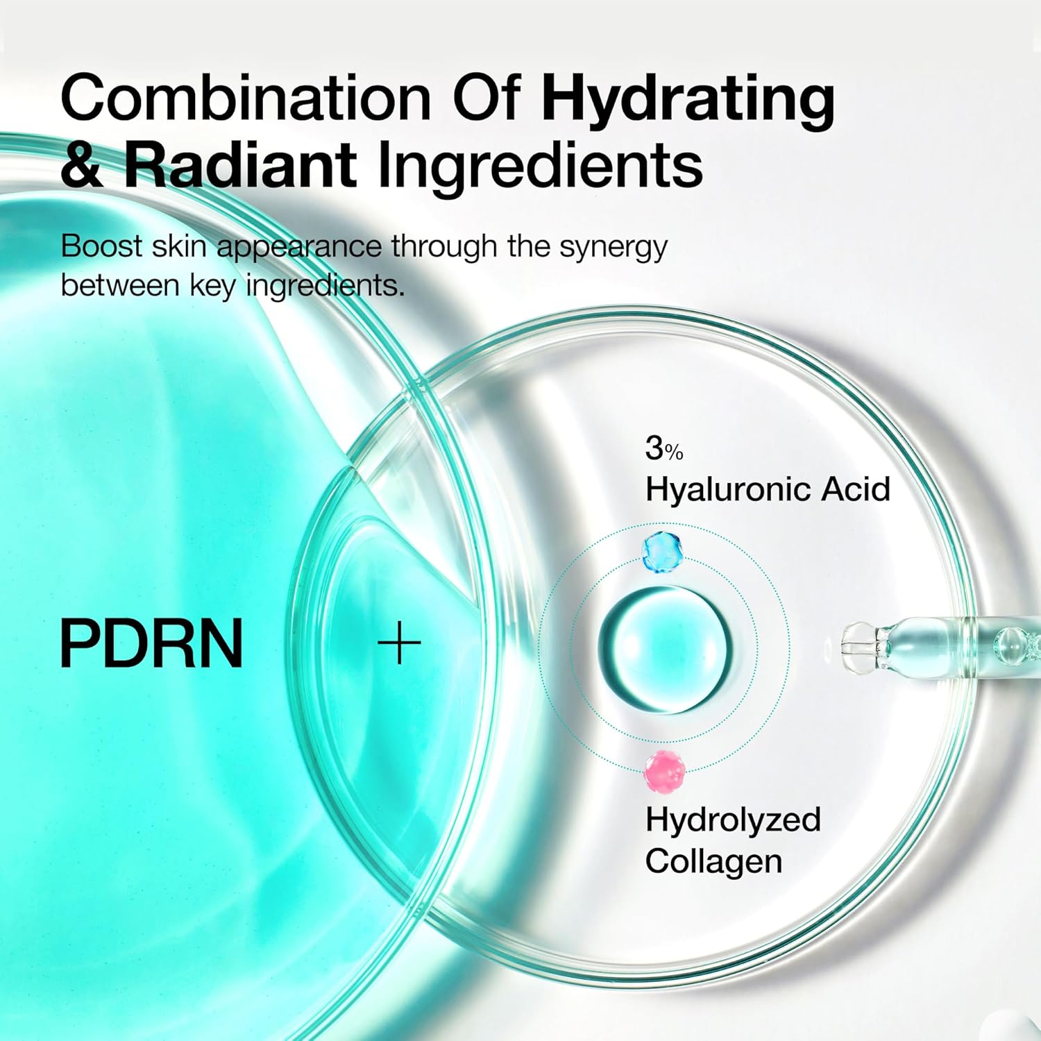 Anua PDRN Hyaluronic Acid Capsule 100 Serum, Radiant Face Serum, Hyaluronic Acid, 30ml - Image 4