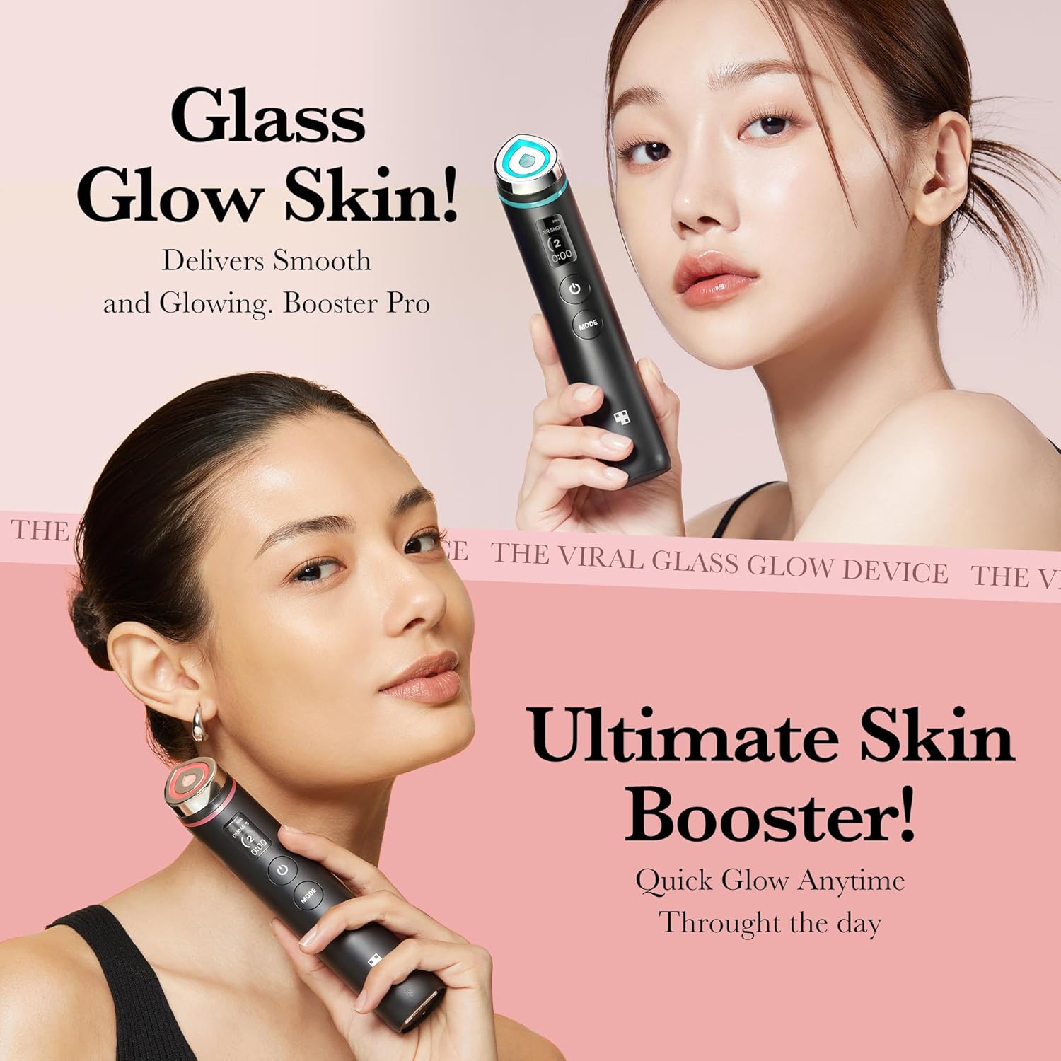 Medicube Age-R Booster Pro | 6-in-1 Real Glass Glow Beauty Massager | Looking Glass Skin | Korean Skin Care - Image 3