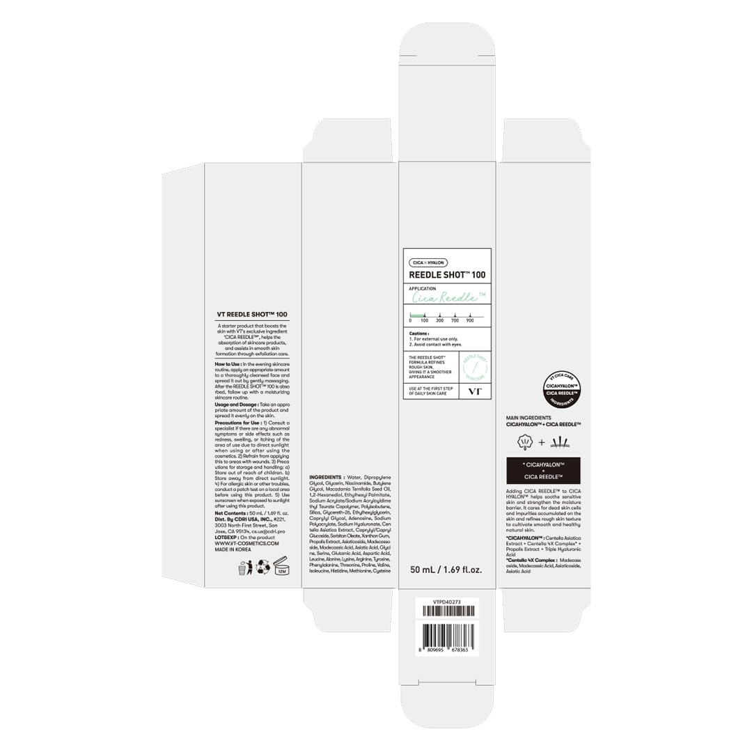 VT COSMETICS CICA Reedle Shot 100, (1.69 Fl Oz / 50ml) - Image 6