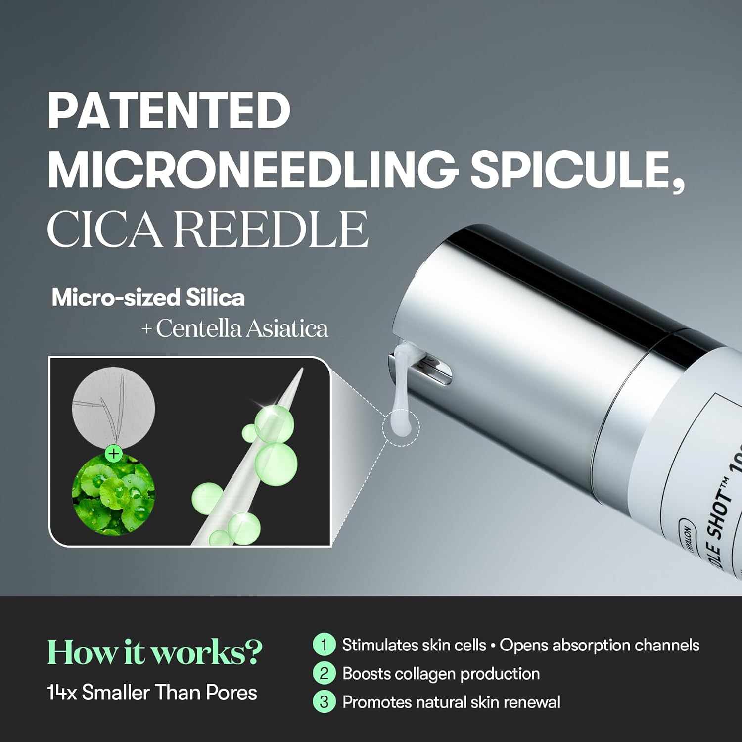 VT COSMETICS CICA Reedle Shot 100, (1.69 Fl Oz / 50ml) - Image 3