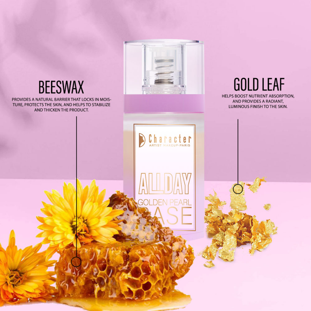 Character Cosmetics All Day Golden Pearl Base 30ml - Image 4
