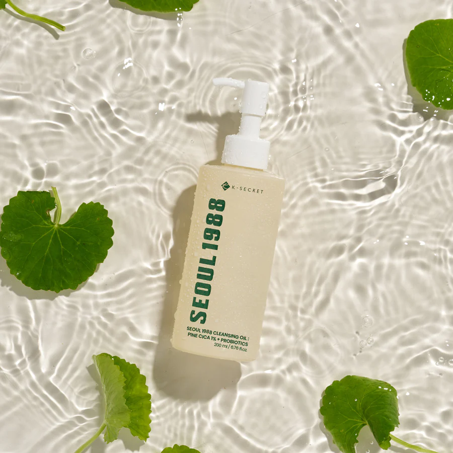 K SECRET SEOUL 1988 Cleansing Oil : Pine Cica 1% + Probiotics 200ML - Image 2