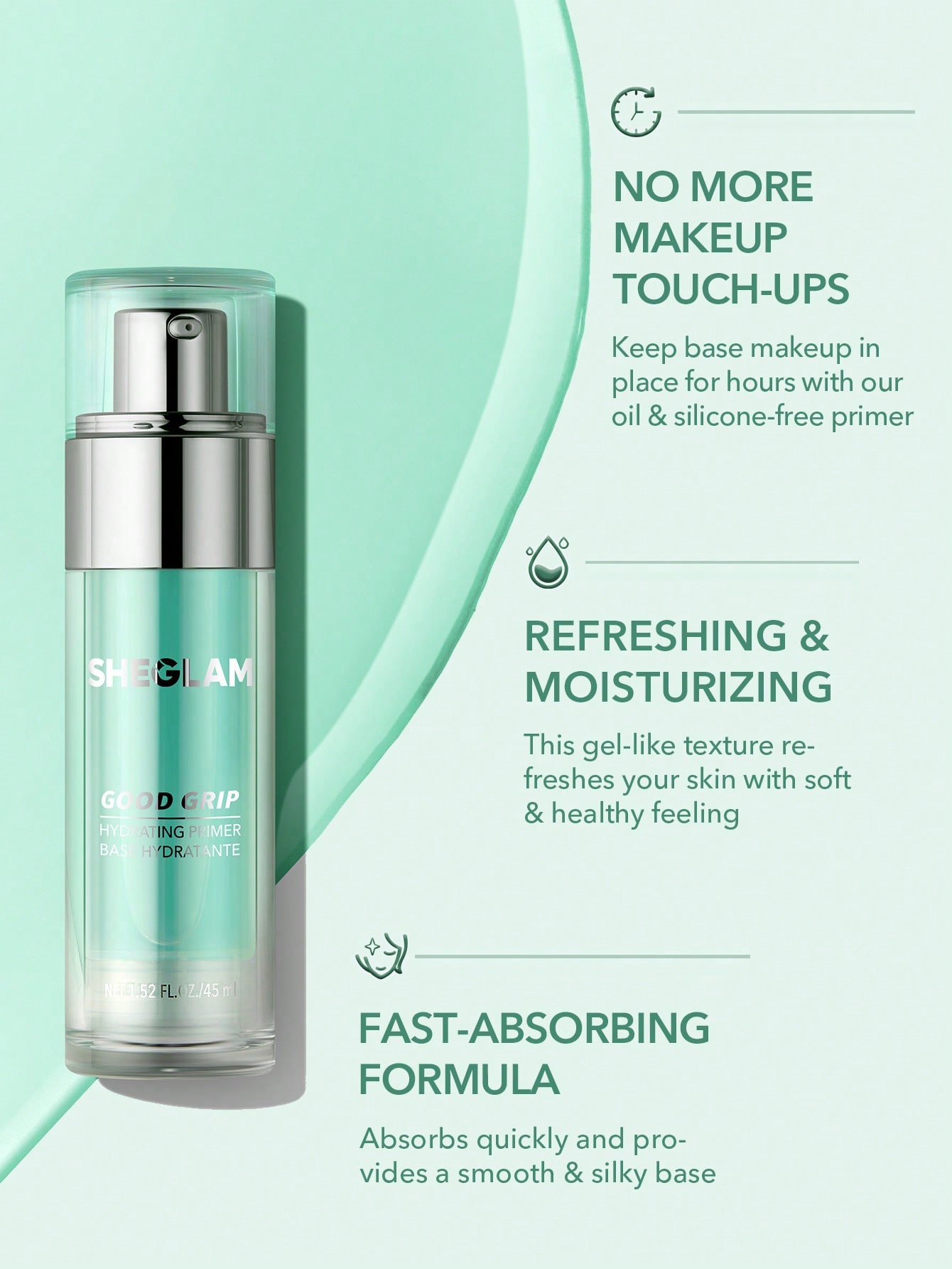 SHEGLAM Good Grip Hydrating Primer 45ML - Image 4