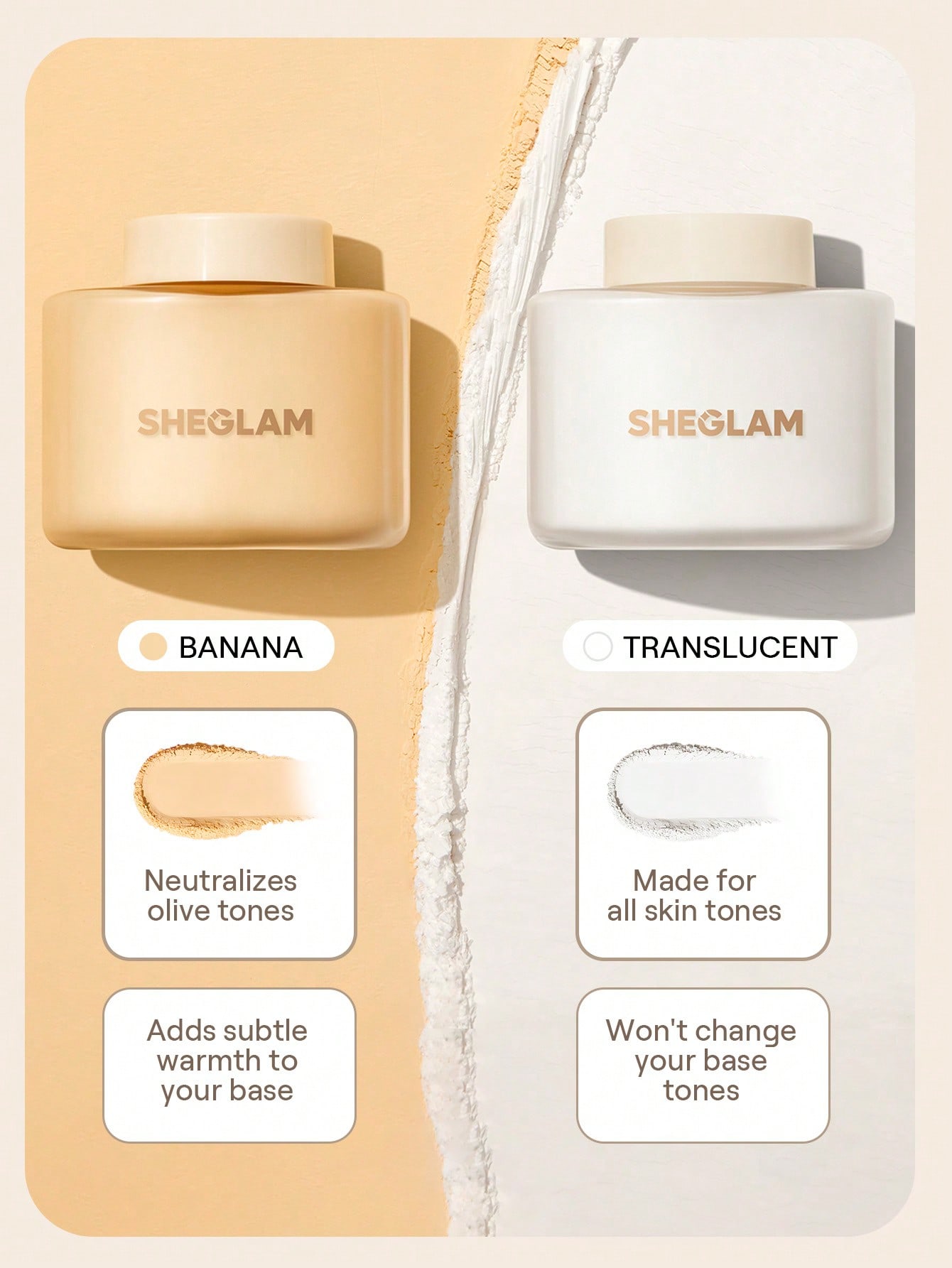 SHEGLAM Blur In A Bottle Loose Setting Powder-Banana 30g - Image 5