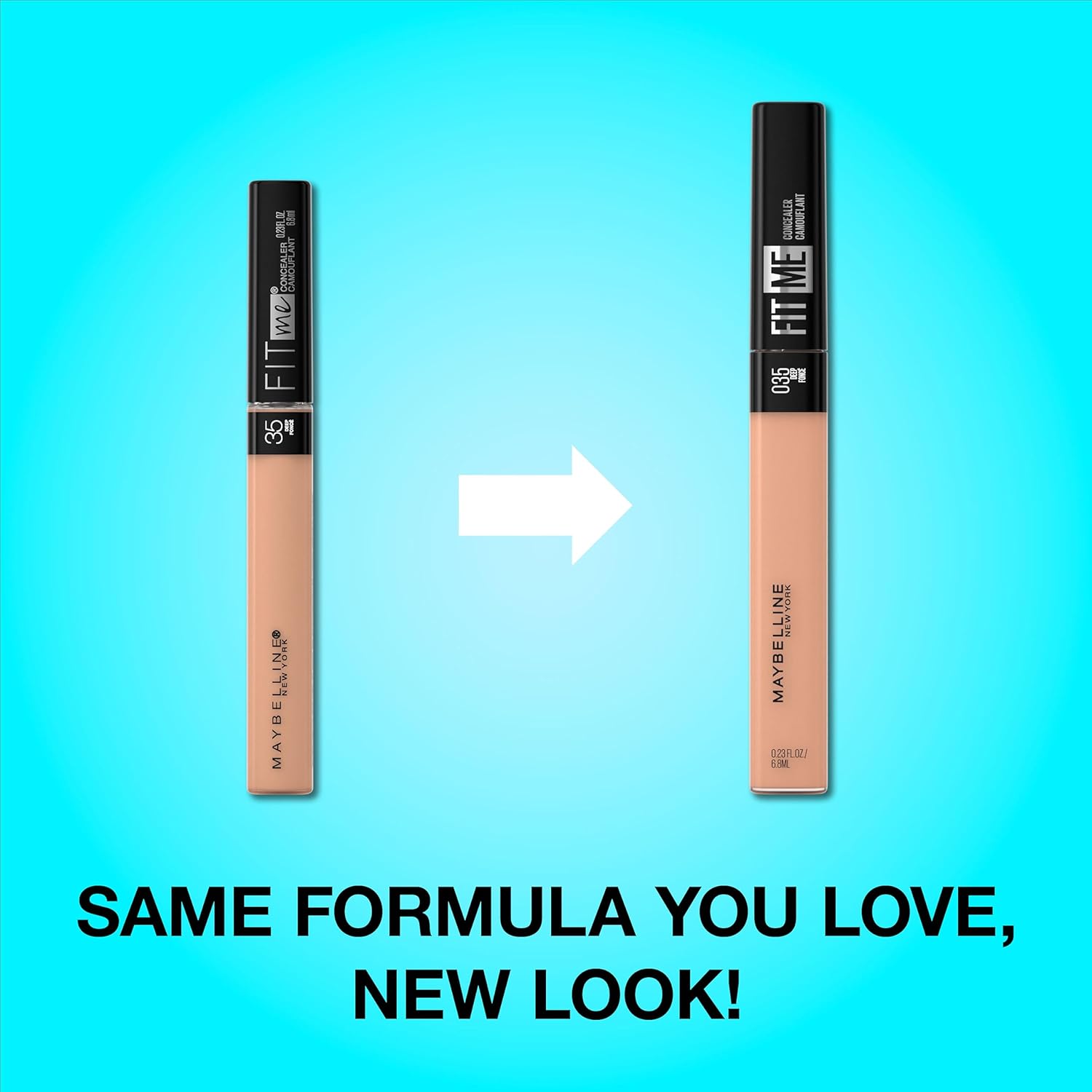 Maybelline New York Fit Me Liquid Concealer Makeup, Natural Coverage, Lightweight, Conceals, Covers Oil-Free, Fair, 10 - Image 2