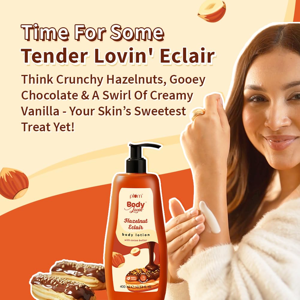 Plum BodyLovin' Hazelnut Eclair Body Lotion 400ml - Image 5