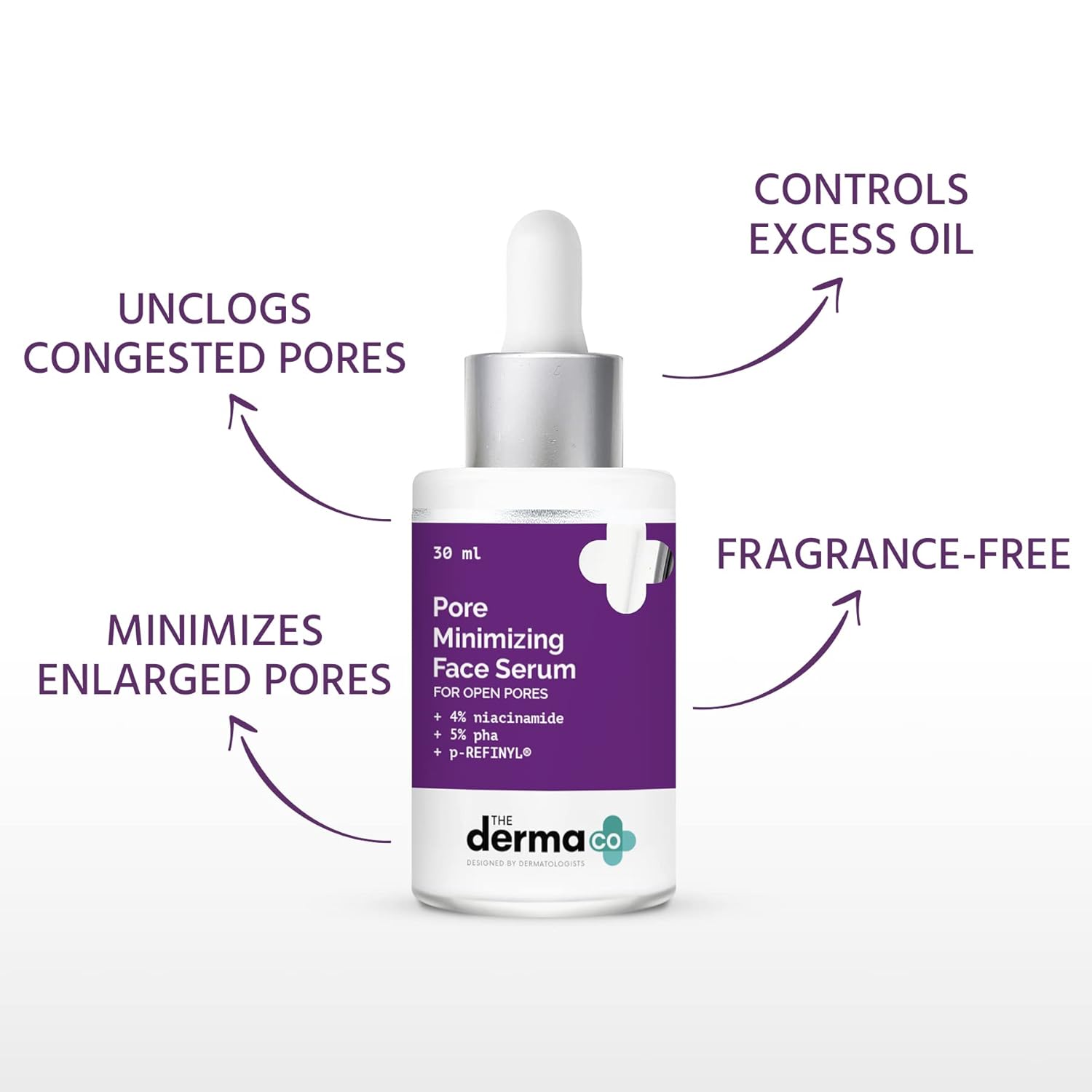 The Derma Co Pore Minimizing Face Serum for open Pores - 30 ml - Image 2