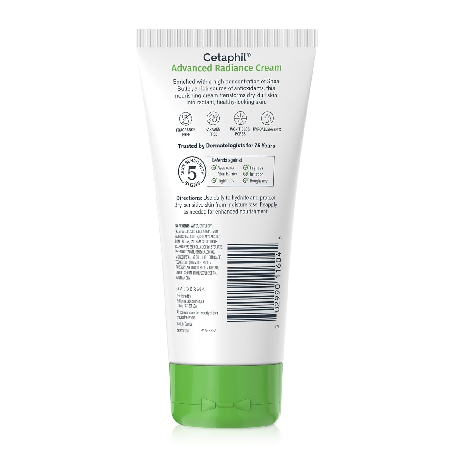 Cetaphil Advanced Radiance Cream with Shea Butter, 6 oz, - Image 9