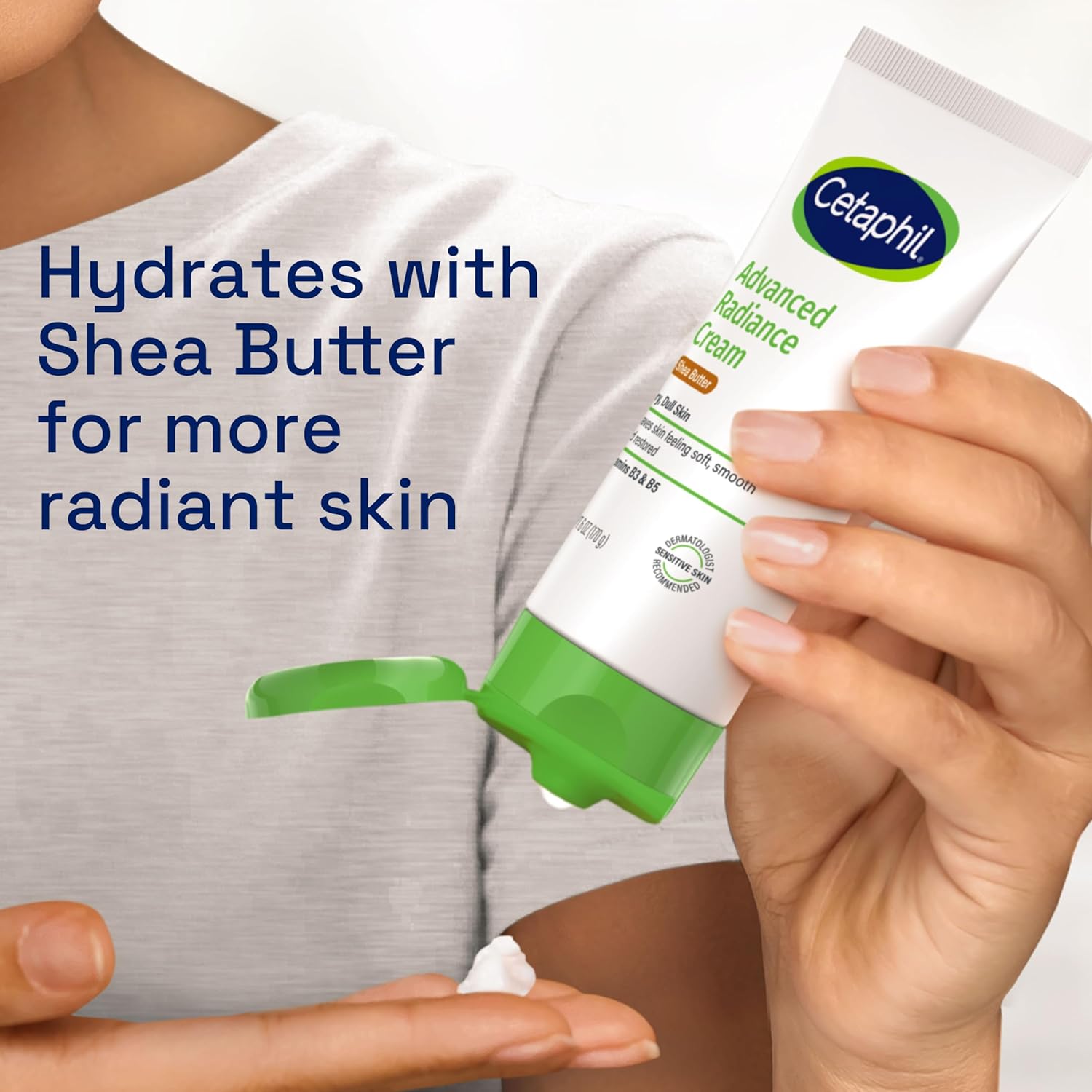 Cetaphil Advanced Radiance Body Lotion with Shea Butter - Unscented - 8oz (226g) - Image 2