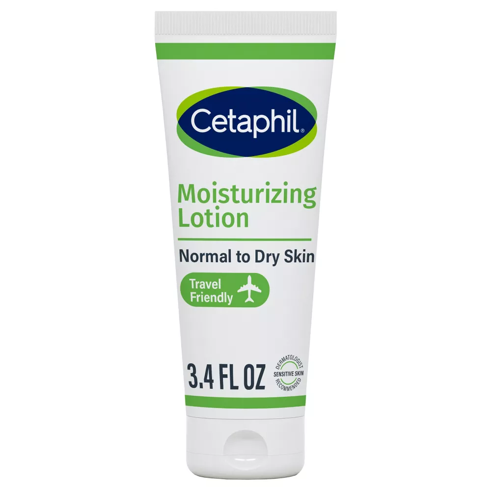 Cetaphil Moisturizing Face and Body Lotion for Dry Skin - Travel Size - 3.4 fl oz (100ml)