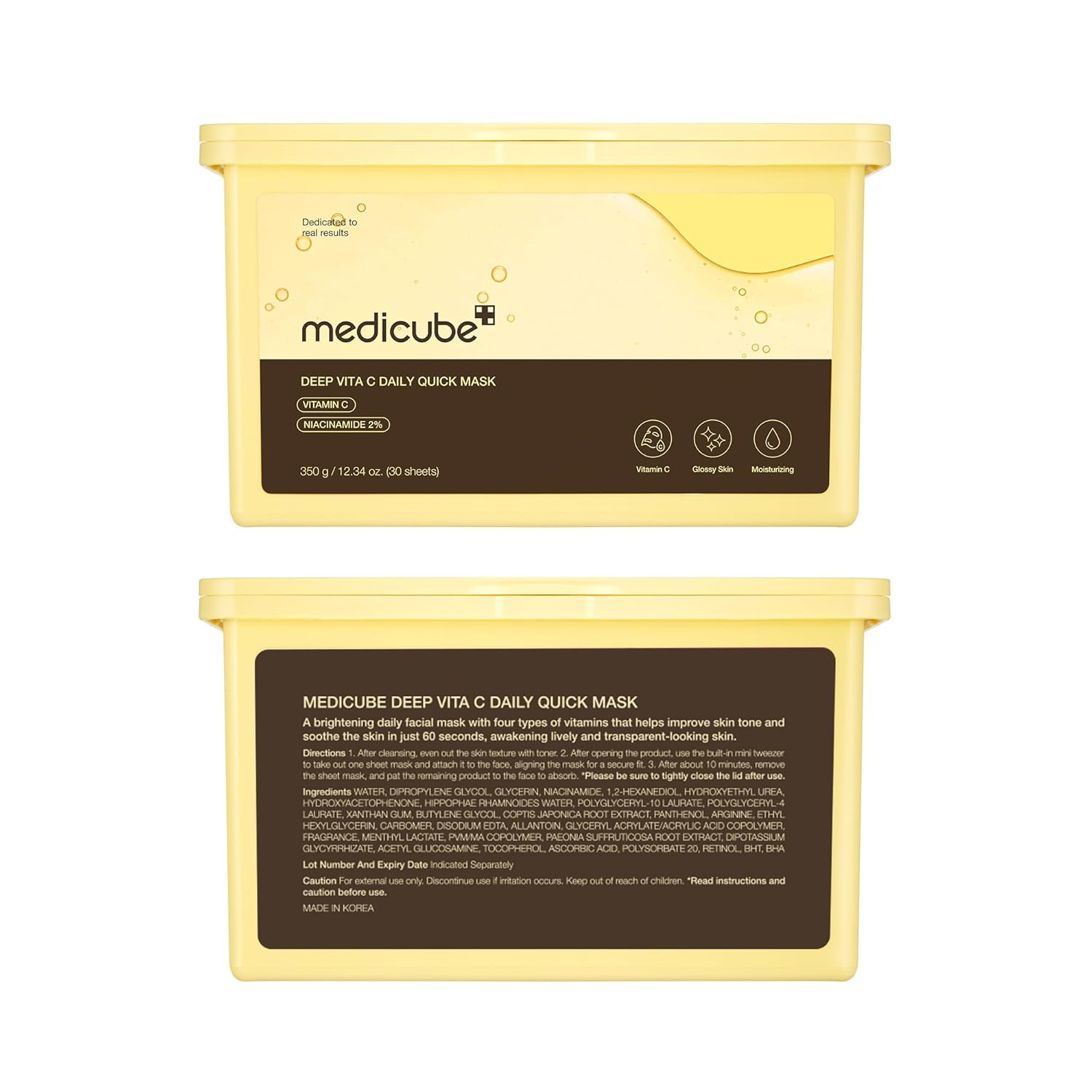medicube Deep Vita C Daily Quick 30 Sheet Masks - Image 7