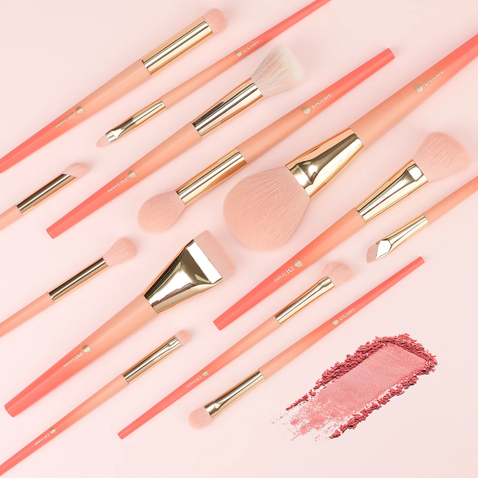 DUCARE Love Struck 14Pcs Face & Eye Brush Set - Image 11