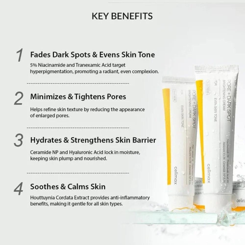 Celimax - Pore+Dark Spot Brightening Cream 35ml - Image 2
