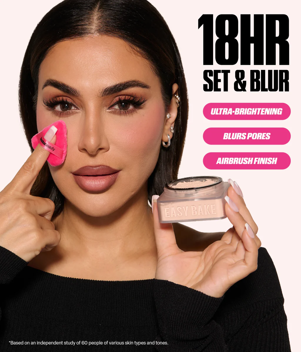 HUDA BEAUTY EASY BAKE LOOSE BAKING & SETTING POWDER (POUND CAKE) 20G - Image 6
