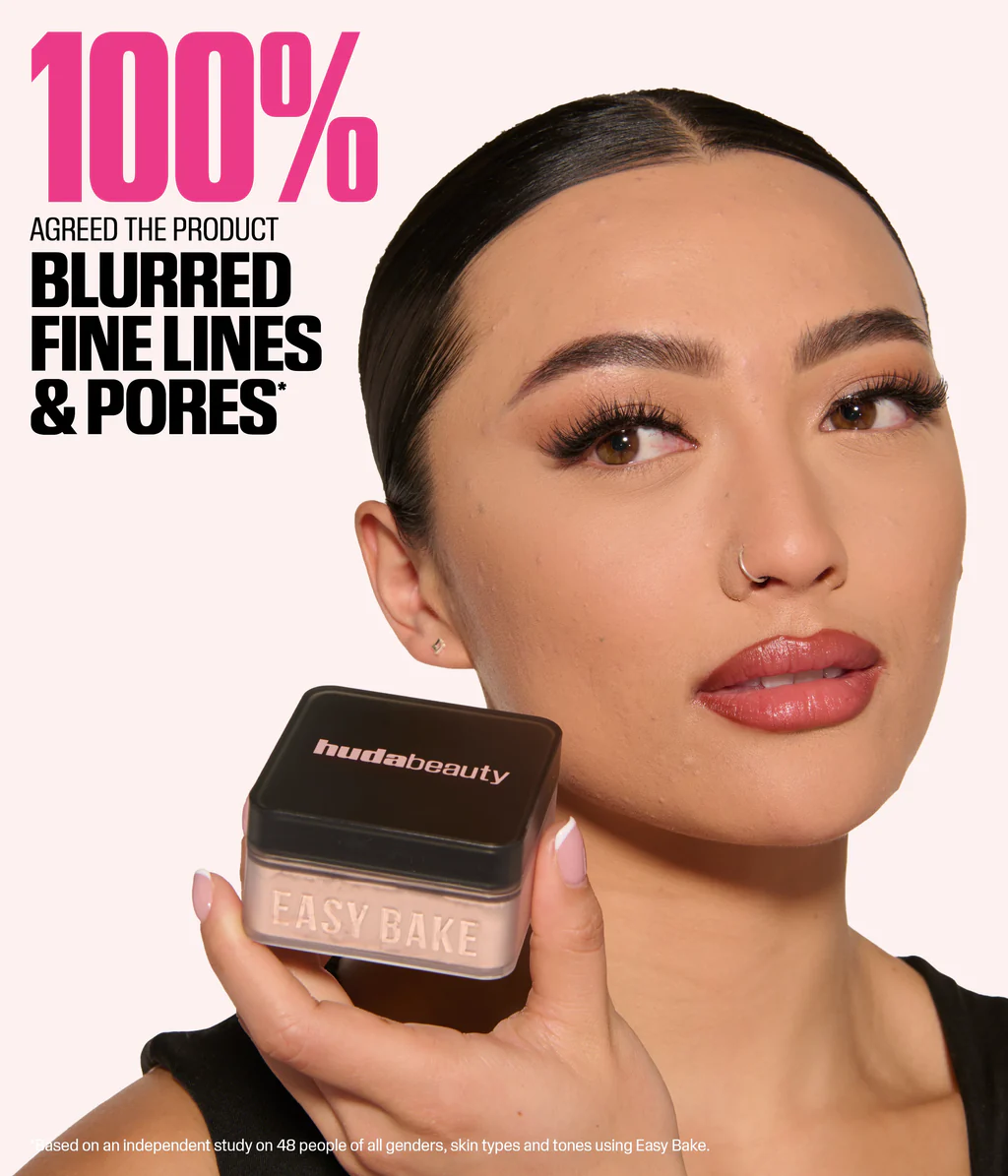 HUDA BEAUTY EASY BAKE LOOSE BAKING & SETTING POWDER (POUND CAKE) 20G - Image 4