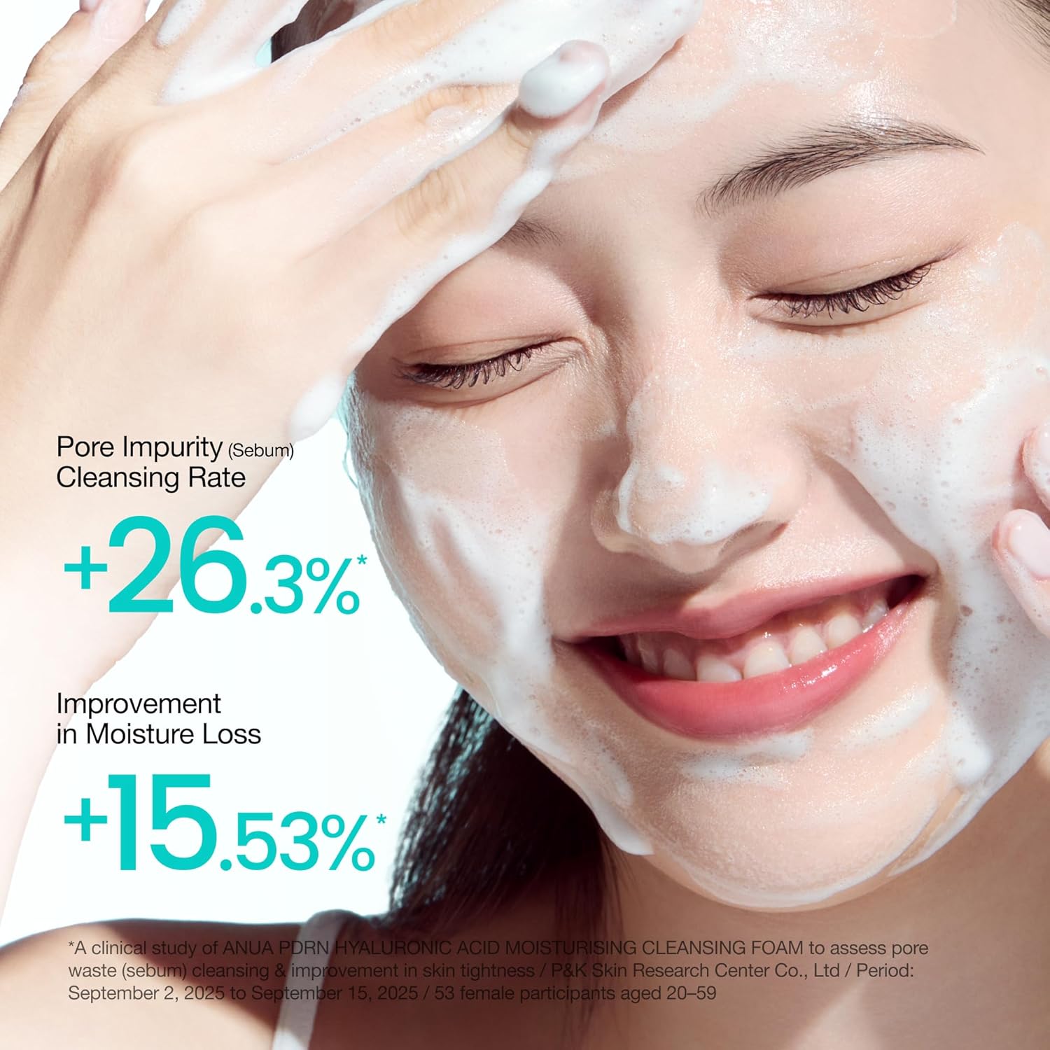 Anua PDRN Hyaluronic Acid Moisturizing Cleansing Foam, 150 ml - Image 7